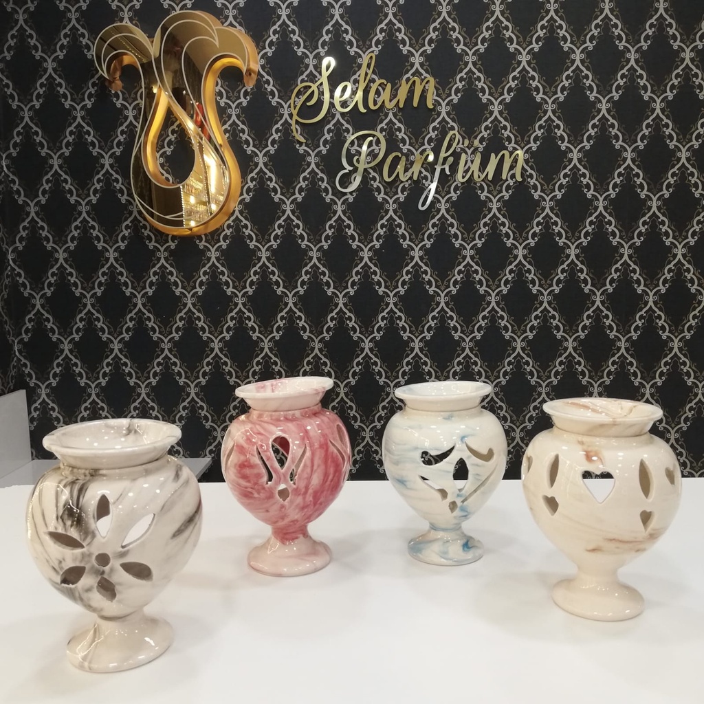 مبخرة شمع كبيرة قاعدة